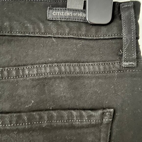 Citizens of Humanity Olivia High Rise Slim Jeans, Sueded Black, 31 - Picture 3 of 5